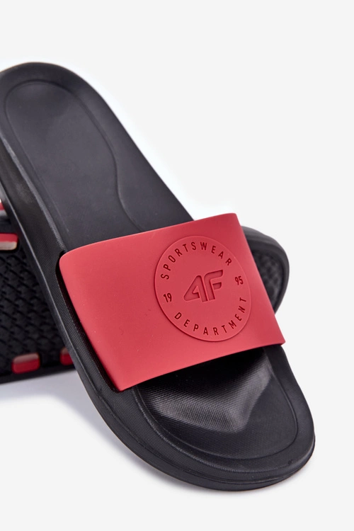 Męskie Klapki 4FMM00FFLIM047A-62S Czerwone