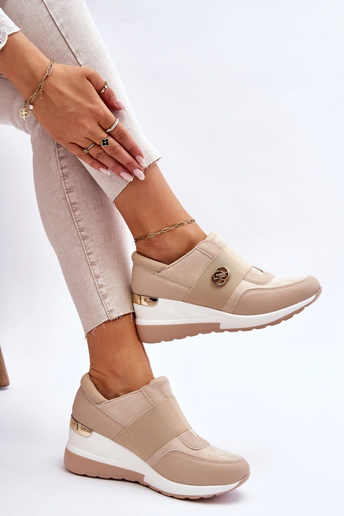 Damskie Wsuwane Buty Sportowe Beżowe Jonas