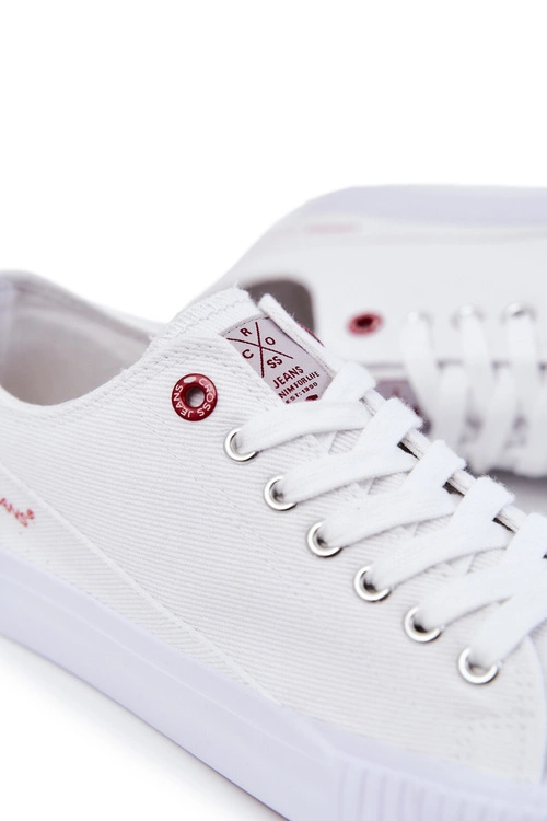 Klasyczne Męskie Trampki Cross Jeans JJ1R4031C Białe