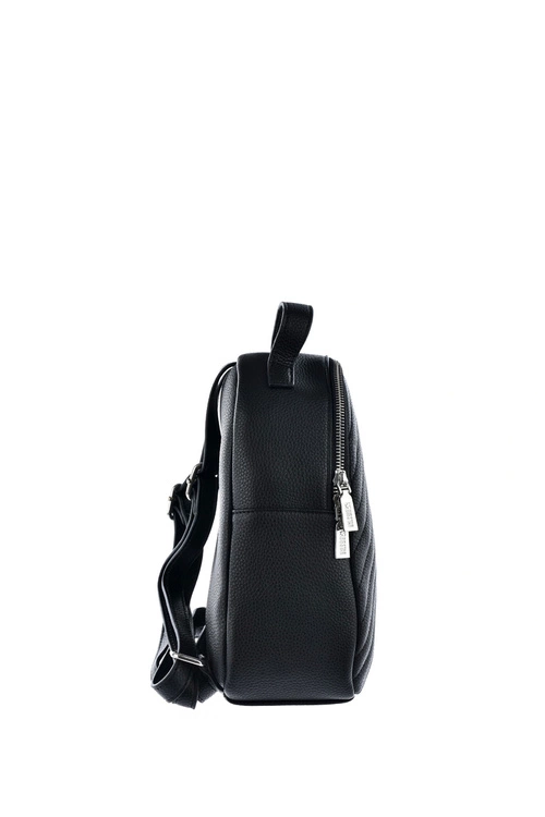 Pikowany Skórzany Plecak Big Star KK574059 Czarny