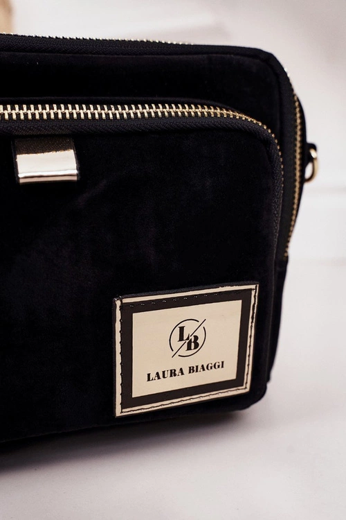 Torebka Listonoszka Kuferek LAURA BIAGGI Czarna