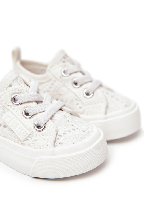 Trampki Ażurowe Big Star JJ374020 Białe