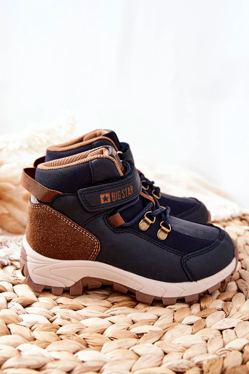 Dziecięce Buty Trekkingowe Big Star II374098 Granatowe