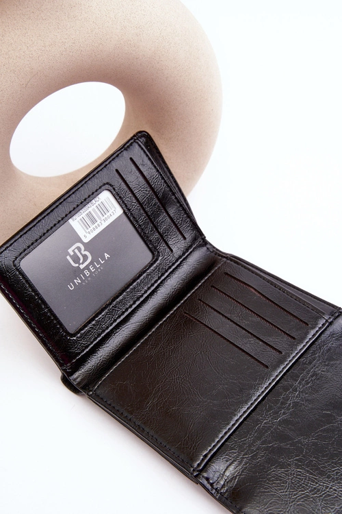 Damski Portfel Portmonetka Z Ekoskóry Czarny Joanela