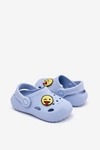 Klapki Dziecięce Piankowe Z Przypinką LEMIGOSE 880 Niebieskie