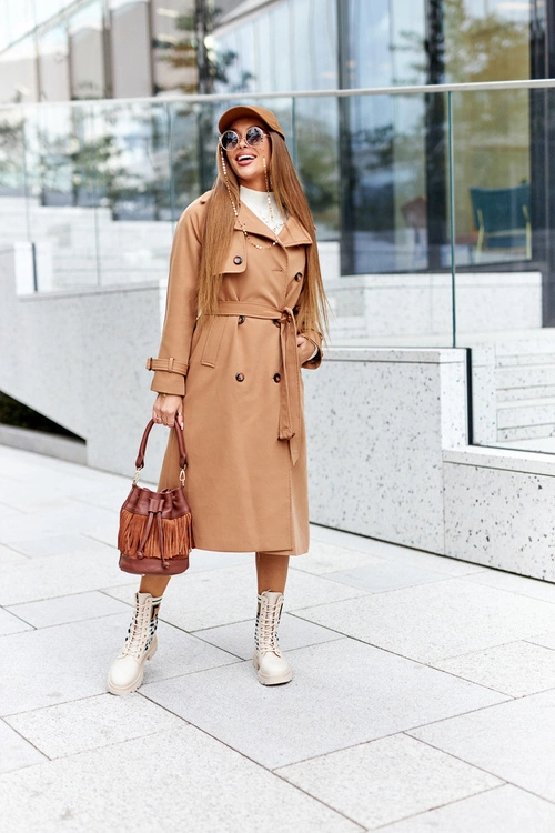 Workery Z Elastycznej Tkaniny Beżowe Love Story