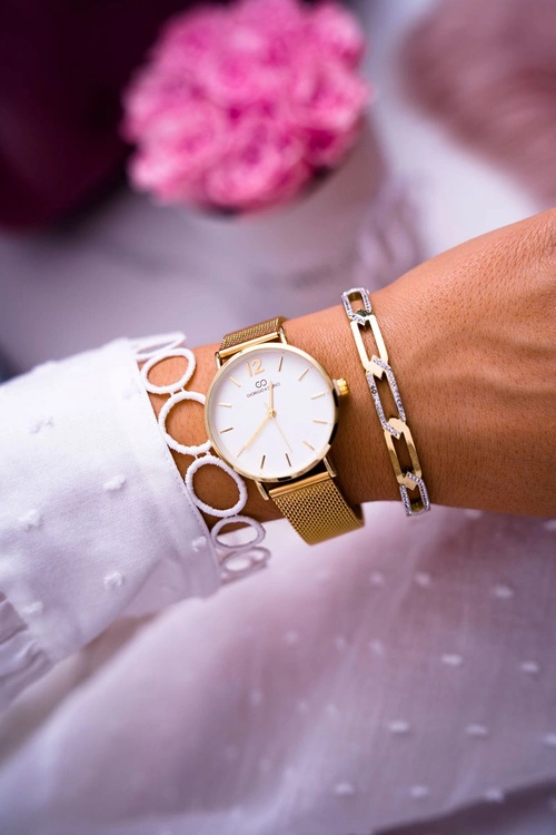 Damski Zegarek Giorgio & Dario Złoty Evera