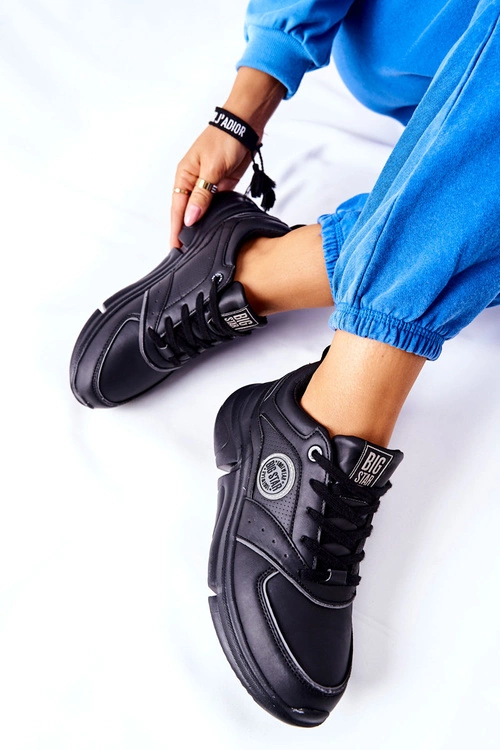Sportowe Buty Na Platformie Big Star II274313 Czarne