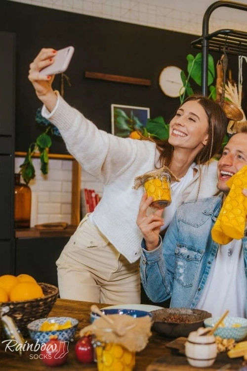 Skarpetki Rainbow Socks Miód W Słoiku 2 Pary