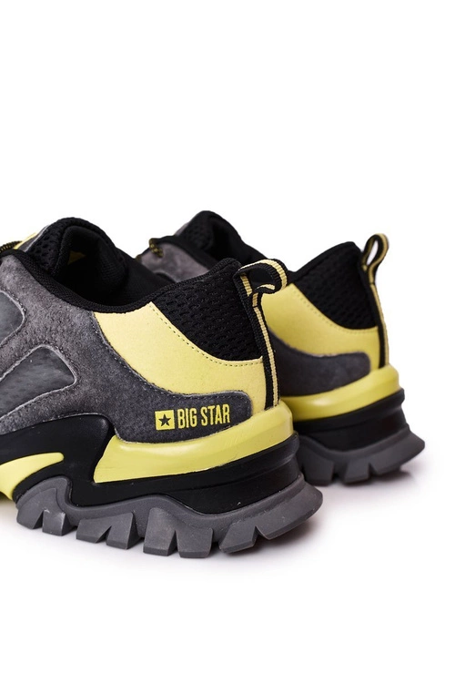Męskie Sportowe Buty Memory Foam Big Star HH174278 Czarne