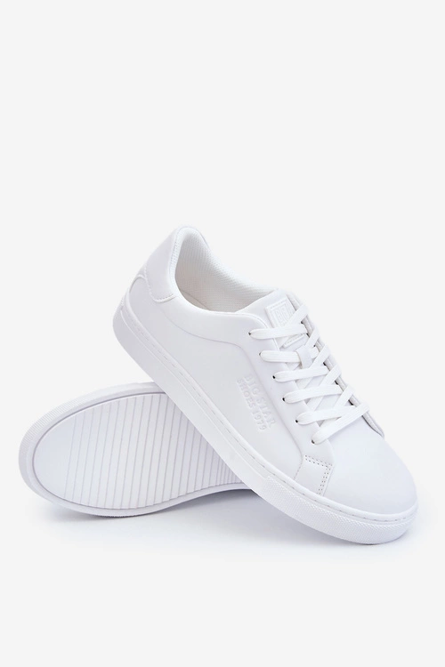 Męskie Buty Sportowe Memory Foam Big Star LL174193 Białe