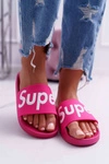 Damskie Klapki Fuksja Super Losaria