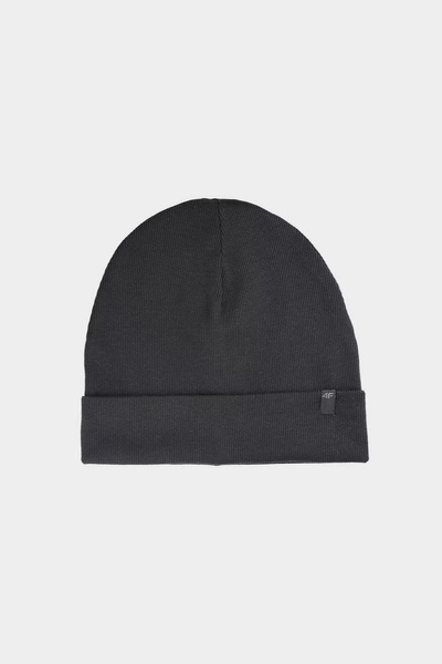 Czapka Dziecięca Beanie 4F 4FJWAW24ACAPU448-21S Czarna