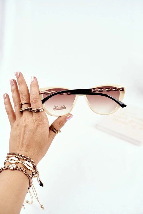 Okulary Przeciwsłoneczne Prius PR-V32 Czarne Beż Gradient