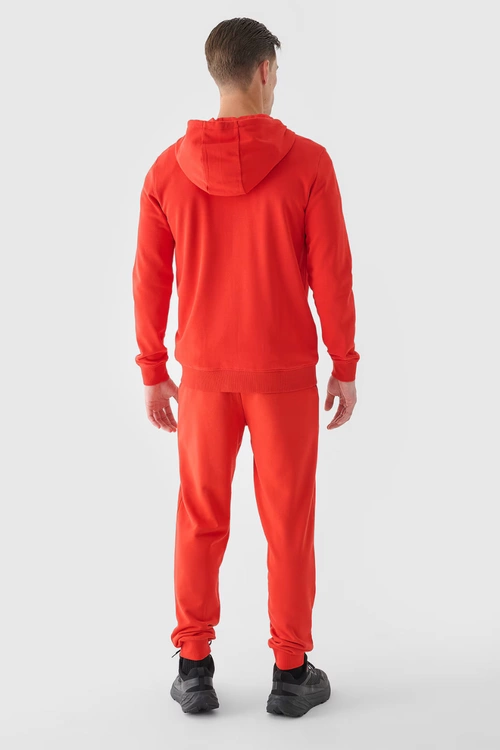 Męskie Spodnie Dresowe Joggery 4FWMM00TTROM0942-60S Czerwone