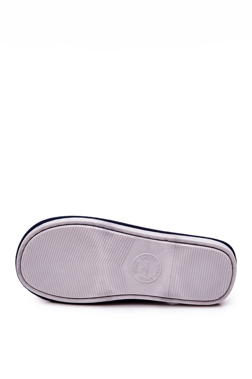 Ocieplane Papcie W Kratkę Granatowe Blase