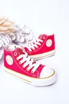Dziecięce Wysokie Trampki Z Suwakiem BIG STAR HH374137 Różowe