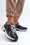 Buty Sportowe Sneakersy Damskie Granatowe Kildia
