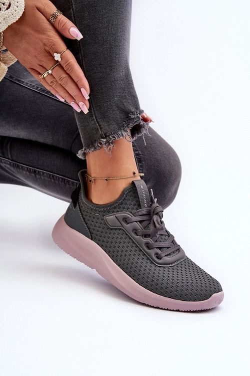 Buty Sportowe Sneakersy Damskie 4F 4FRSS24FLOWF055 Ciemnoszare