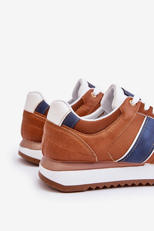 Męskie Buty Sportowe Brązowe Scotty