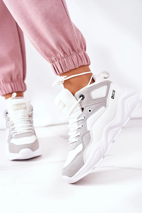 Damskie Sportowe Buty Sneakersy Big Star GG274643 Białe