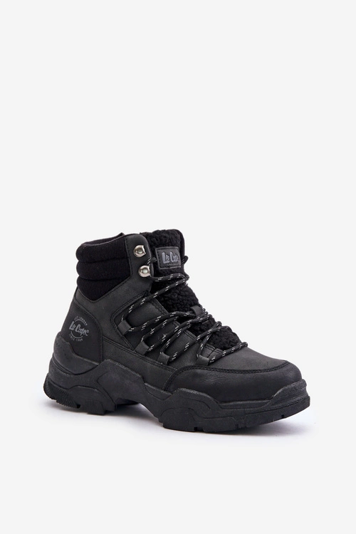 Ocieplane Trapery Damskie Lee Cooper LCJ-24-03-3060L Czarne