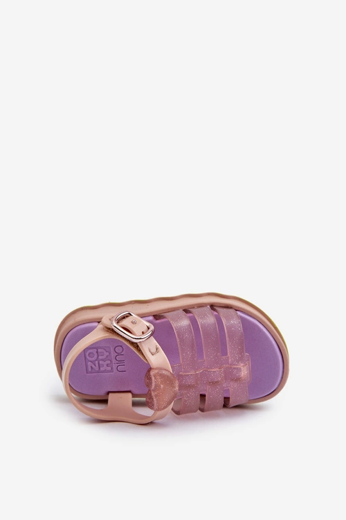 Pachnące Dziecięce Sandałki Na Rzep ZAXY NN385020 Fioletowe
