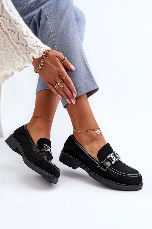 Zamszowe Mokasyny Damskie S.Barski HY350A