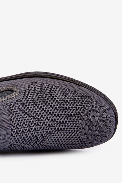 Męskie Trampki Tenisówki Szare Nomiji