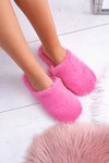 Damskie Papcie Futerkowe Ciemno Różowe Mimia