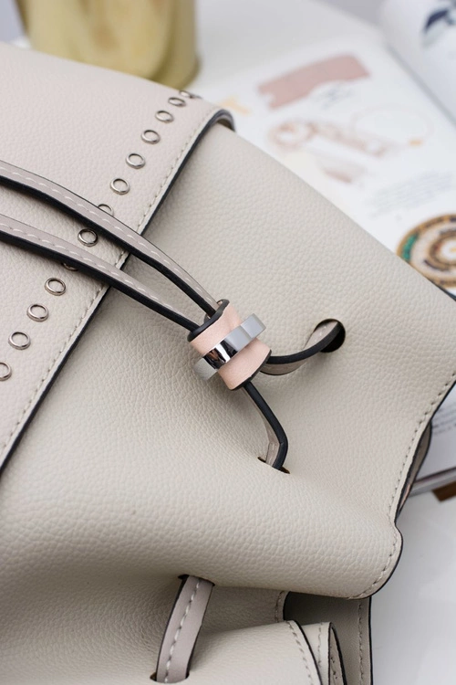 Damska Beżowa Torebka Torba Worek Monnari