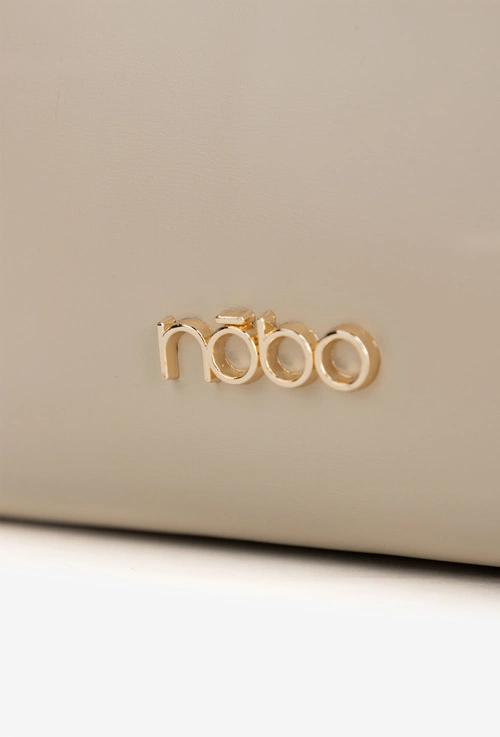 Torebka Shopperka Z Klamrą NOBO BAG6010-015 Jasnobeżowa