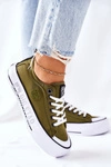 Tenisówki Na Platformie BIG STAR II274024 Khaki