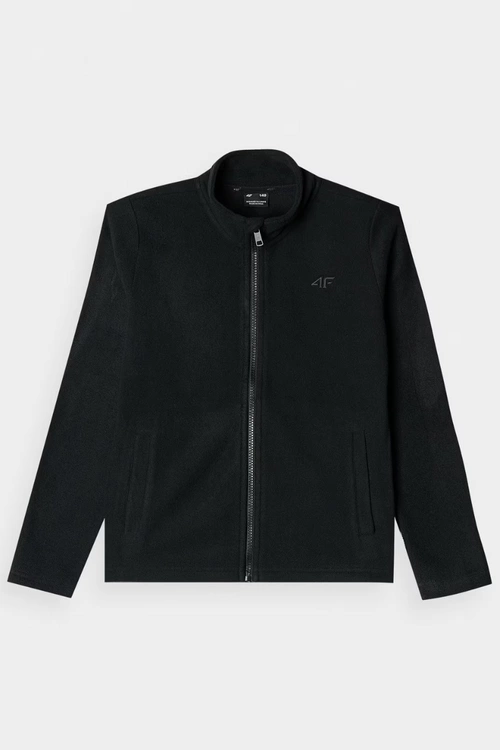 Chłopięcy Polar Ze Stójką 4F 4FJWMM00TFLEM245-20S Czarny