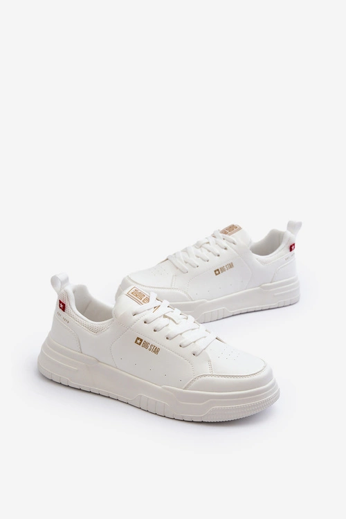 Sneakersy Męskie Memory Foam System Big Star NN174149 Białe