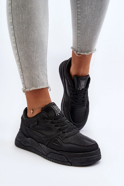 Damskie Sneakersy Big Star NN274666 Czarne