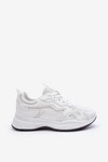 Damskie Buty Sportowe Sneakersy Na Platformie Białe Lomare