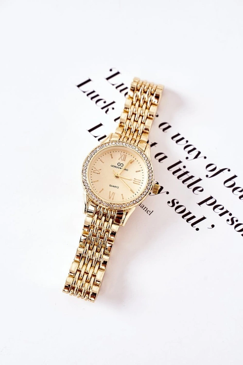 Zegarek Z Cyrkoniami Na Bransolecie Giorgio&Dario Złoty