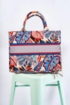 Duża Klasyczna Torebka W Print Multikolor Micola