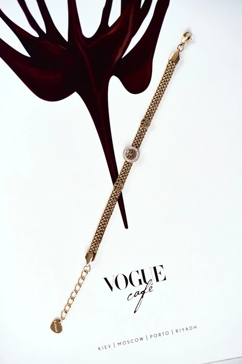 Damska Bransoleta Celebrytka Złota Drzewo GoldTree