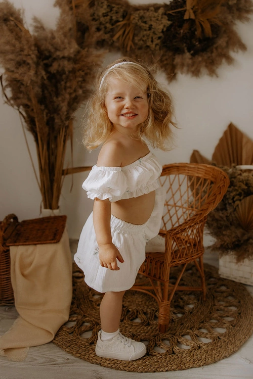 Trampki Ażurowe Big Star JJ374020 Białe