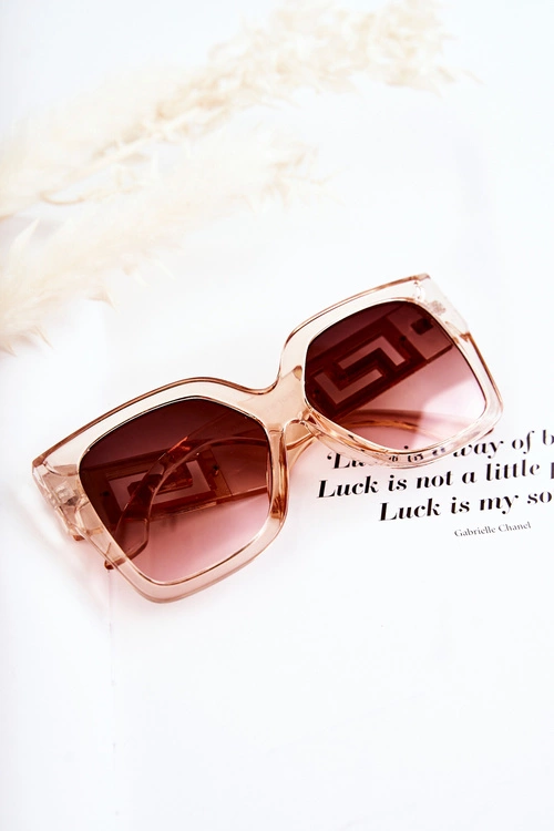 Damskie Modne Okulary Przeciwsłoneczne V120045 Transparentne