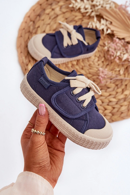 Dziecięce Trampki HI-POLY SYSTEM BIG STAR NN374016 Granatowe