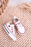 Dziecięce Klasyczne Niskie Trampki BIG STAR HH374193 Białe