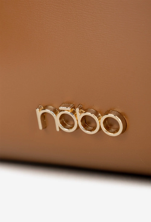 Torebka Shopperka Z Klamrą NOBO BAG6010-017 Jasnobrązowa