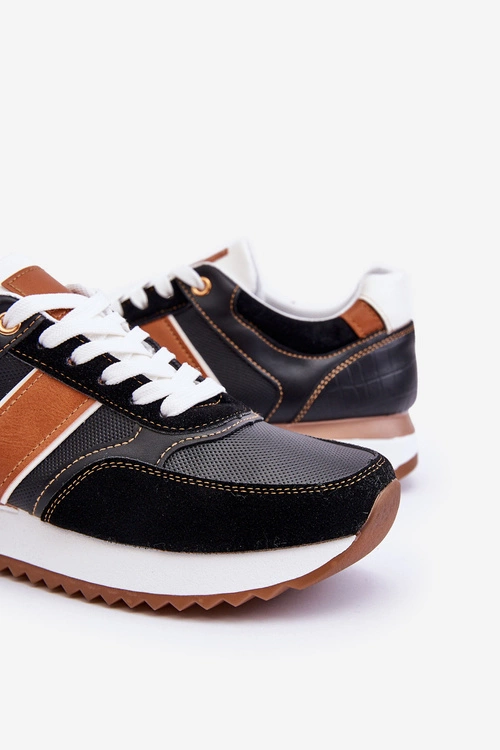 Męskie Buty Sportowe Czarne Scotty