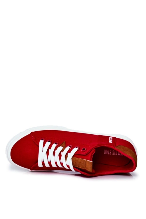 Trampki Męskie Big Star Czerwone FF174315