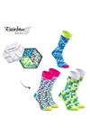 Skarpetki Rainbow Socks W Geometryczne Wzory 3 Pary