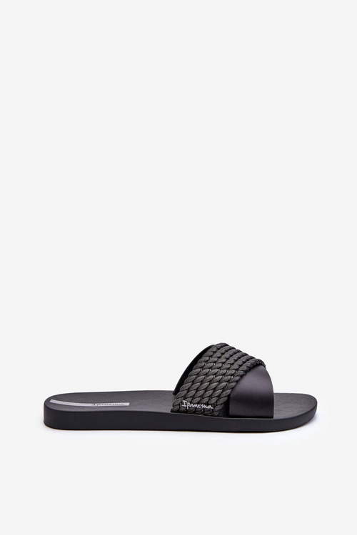 Płaskie Klapki Damskie 83244 Ipanema Street II Fem Czarne