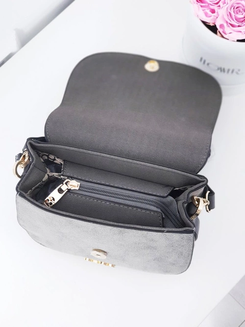 Damska Zamszowa Torebka NOBO NBAG-F0180-C019 Szara